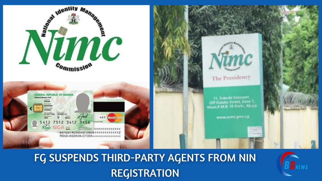 FG SUSPENDS THIRD-PARTY AGENTS FROM NIN REGISTRATION